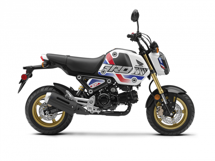 Honda GROM ABS Blanc horizon nacré (Tricolore) 2022